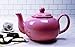 RSVP International Stoneware Teapot Collection, Microwave and Dishwasher Safe, 16 oz, Pink