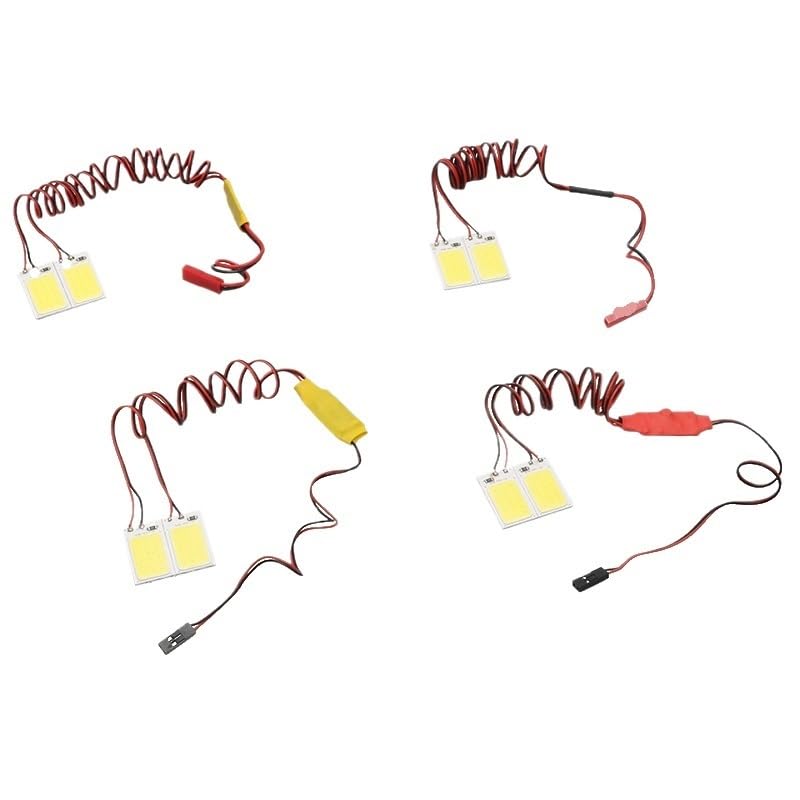 Luce LED Stroboscopica Impermeabile Modello RC Volo Notturno DIY | Illuminazione multimodello, aereo nave auto dron(Strobe 4.8-6V)