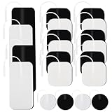 TENS Unit Replacement Pads, 20PCS Multiple Sizes Electrodes Pads, Self-Adhesive Electrode Pads for TENS Unit Using 2mm Connector