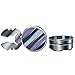 Colorful Oil Drop Men Button Covers 10mm Round Substitute to Traditional Cufflinks (Colorful)