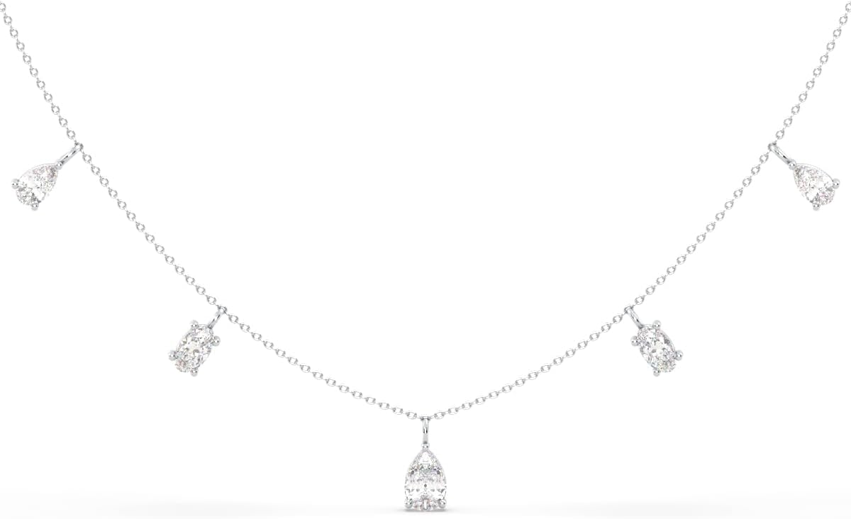 Moissanite Heart Pendant Necklaces for Women, Certified 1-4 CT D Color, 925 Sterling Silver Moissanite Jewelry Anniversary Birthday Christmas Valentine's Day Gifts for Wife Mom Girlfriend Sister