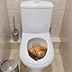 Jowxsx Gelb 3D Eichhörnchen Toilettensitz Aufkleber - 3D Eichhörnchen Toilettensitz Aufkleber, Eichhörnchen Toilettendeckel Aufkleber Toilettendeckel Badezimmer WC Aufkleber Lustiger Toilettendeckel
