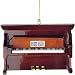 Brown Upright Piano Tree Ornament