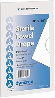 Disposable Towel Drape - Sterile - Fenestrated - Box of 50