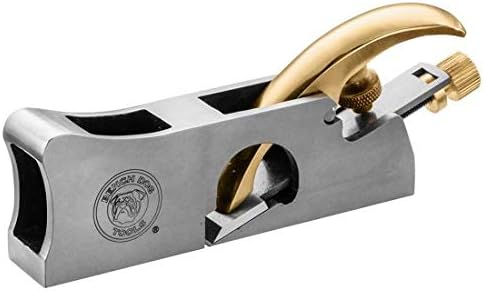 Bench Dog 3-in-1 Shoulder Plane, Bullnose Plane & Chisel Plane - Hand Plane w/ 2 Nose Pieces – 1” Blade Clean, Sharp Corners w/No Ridge- Wood Plane w/Storage Case & More - Bench Plane & Spokeshaves