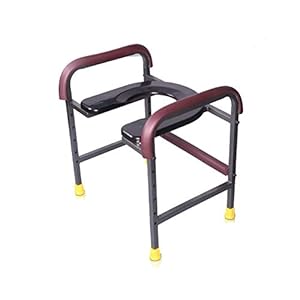 Toiletstoel, drie-speed verstelbare toiletstoel, verhoogde anti-slip, met armleuningen, U-vormig ontwerp, voor ouderen, zwangere vrouwen, kinderen, enz.