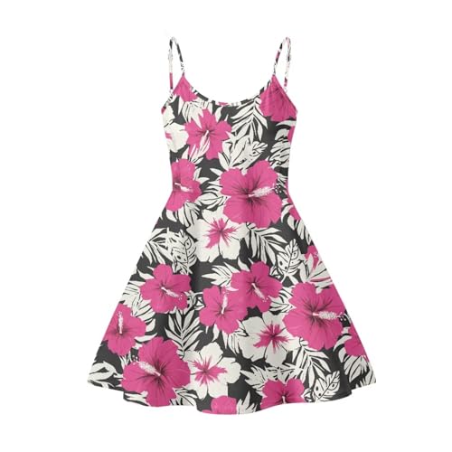 Image of Biyejit Women Casual Loose Dress Strap Long Summer Beach Swing Dress