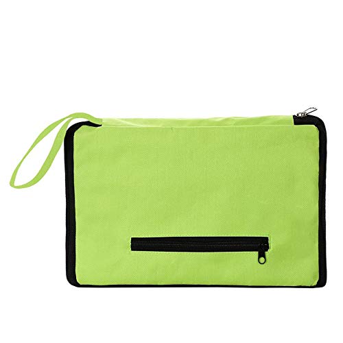 Einkaufstrolley mit Rädern, faltbar, Grün – Bild 4