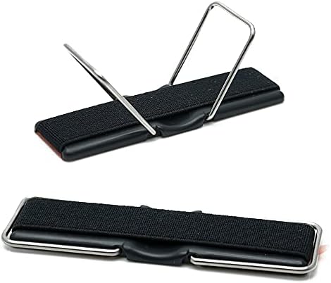 Ciscle Elastic Finger Grip with Stand Compatible with iPhone, iPod Touch, iPad, HTC, Huawei, Samsung Galaxy, Tablet PC, ASUS Tablet and other Digital Devices (Black)