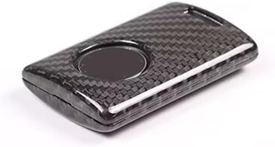 Smart Remote Key Fob Shell Compatible with Chevrolet Corvette C6 C7 Key Fob Case Cover,Car Remote Control Key (100% Real Carbon Fiber-Black)