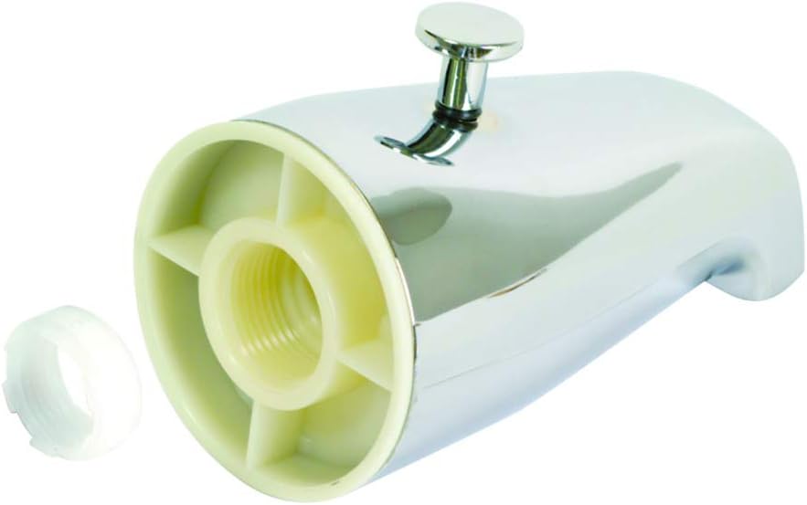 EZ-FLO 15085 Diverter Spout with Face Bushing, 5-1/4 inch Length, Chrome