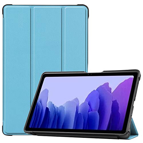 Case2go - Hülle kompatibel mit Samsung Galaxy Tab A7 10.4 (2020) - Tablet-Hüllen Kunstleder Tablet Case Schutzhülle - Hellblau