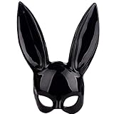Einfach zu bedienen: Diese Neuheit Kaninchen-Maske ist lustig und cool, mit cleveren Ohren. Die schwarzen Hasenmasken Augen sind offen gestaltet, sodass Ihre Atmung und Sicht nicht beeinträchtigt werden.