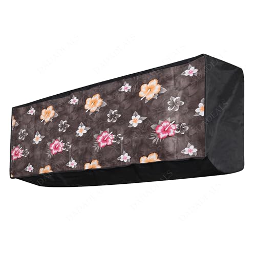 Image of Split AC Cover Combo Set 1.5 Ton | Indoor Outdoor Waterproof & Dustproof Protection | Durable, Breathable Fabric | These Covers Help Maintain Airflow | Brown
