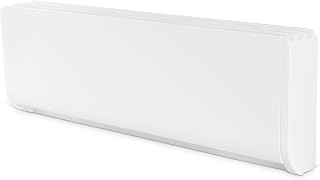 Stelpro Bella Baseboard Heater - 300W (225W)/ 240V (208V) - Measures 23" x 2 9/16" - Silent Comfort For Rooms Up To 30 Sq Ft - High-End Finish With Curved End Caps, White (BA03029W)