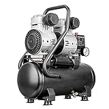 WUK Luftkompressor 700/1280W Tragbare ölfreie Luftpumpe Silent 6/15L für Heimreifen Beruf Aufpumpen Kompressor Sprühfarbe Dental Pneumatische Werkzeuge