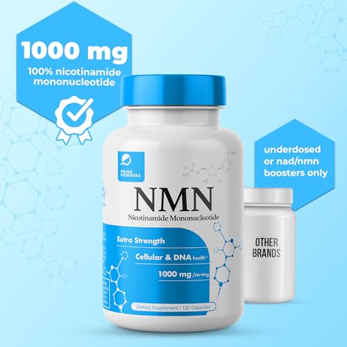 Prime Powders NMN 1000mg Capsules