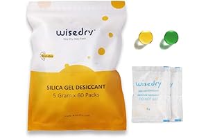 5 Gram [60 Packs] Food Safe Moisture Absorber Packets