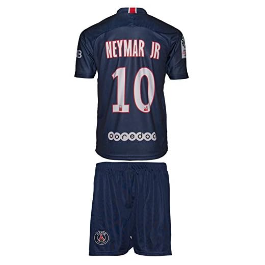 SVB PSG Paris Saint Germain 2018/19 de hogar # 10 Neymar – Niños Camiseta y Pantalones, Heim, 140
