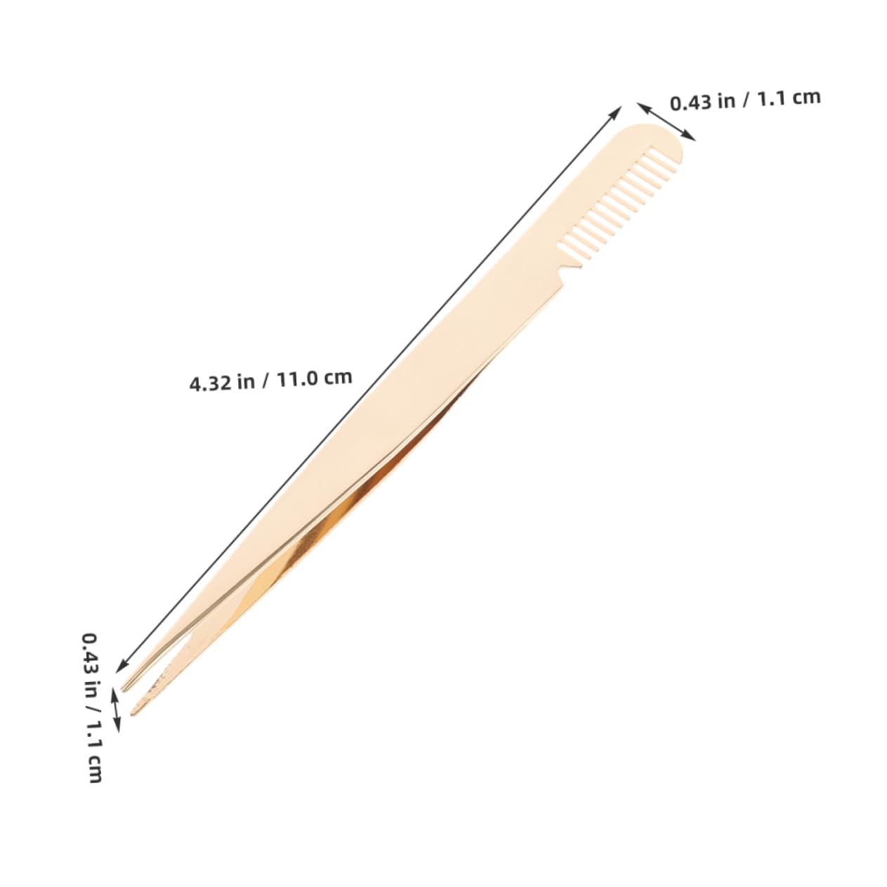 CALLARON Eyelash Clamp Tweezers 3 Colors Set Comb for False Lashes Eyelash Tweezers for Women Men Lash Extensions