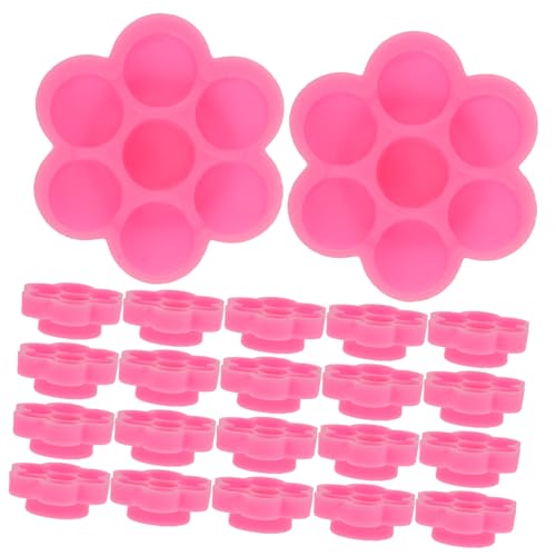 Gatuida Lot De 200 Porte-colle Pour Cils En Plastique, Petits Godets Pour Mélanger Couleurs De Nail Art, Usage Personnel Ou Professionnel