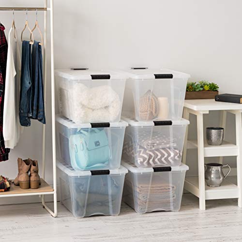 Iris 100263 Usa 54 Qt Stackable Plastic Storage Bins thumb #5