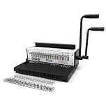 RAYSON Wire Binding Machine, 34-Hole, Binds 130 Sheets, 3:1 Pitch, A4, TD-1500B34