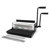 RAYSON Wire Binding Machine, 34-Hole, Binds 130 Sheets, 3:1 Pitch, A4, TD-1500B34