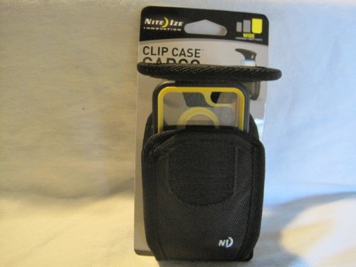 Nite Ize Cargo Vertical/Horizontal Heavy Duty Rugged Xx-Large Black Extended Holster Pouch W/Fixed Swivel Belt Clip Fits Apple Iphone 5C Yellow/Hornet Otterbox Commuter/Defender #TOP1