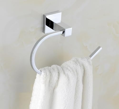 Porta Toalha De Rosto Cromado em Inox Premium Toalheiro Suporte - Linha Berlim