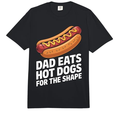 I Eat Hot Dogs for The Shape Funny Hotdog Comfort Colors Adult Heavyweight T-Shirt