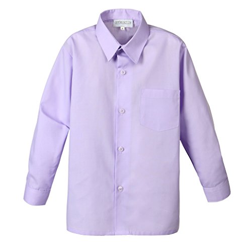 Spring Notion Baby Boys  Long Sleeve Dress Shirt 9M Lilac