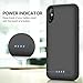 Gixvdcu Battery Case for iPhone XS/X/10 [6500mAh] Rechargeable Protective Portable Charging Case for Apple iPhone X & XS &10 Extended Charger Pack Power Bank - Black
