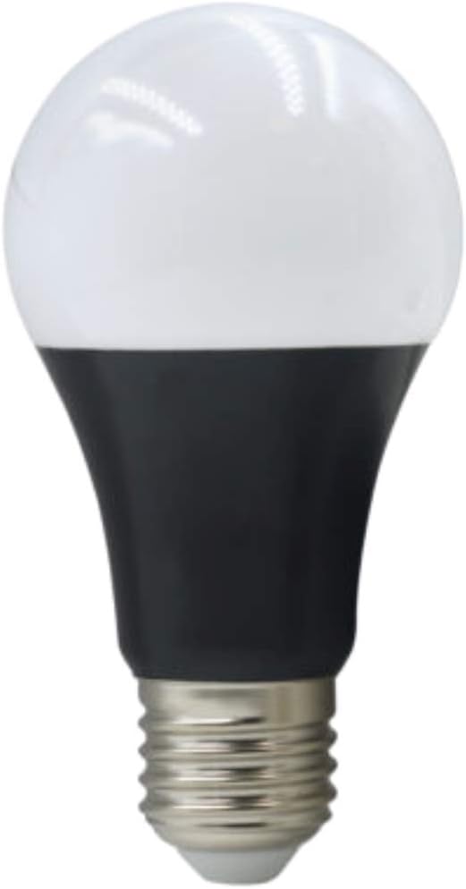 Four Bros LB40A-BLB 7W (60W Equal) LED Party Bulbs, Colored A19 Standard Lightbulb, UL-Listed, Non-dimmable, E26 Base, 120V (Black)