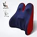 Eortzzpc Cojin Lumbar Coche, Cojin Lumbar Coche con Esponja Memoria Vuelve a Su Forma Original Aunque Despúes De Un Largo Periodo De Uso para Silla Coche Oficina (Color : Red Blue)