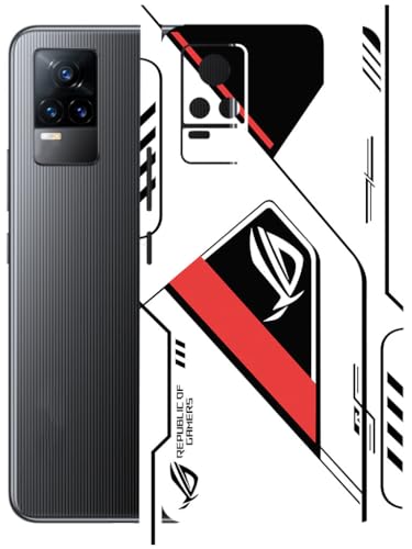 Image of AtOdds - Full Body Back Screen Guard Protector Film - Lamination Wrap Skin Sticker Compatible with VIVO Y73 | Scratchproof Matte Finish (RogRed)