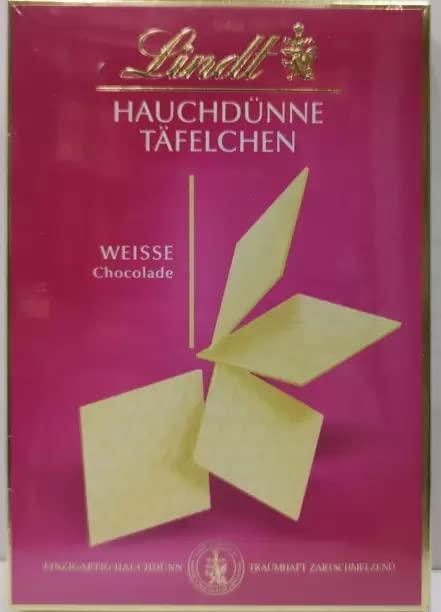 Lindt White Chocolate Thins Unforettable Taste 125g