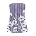 Womens Tube Tops Strapless Bandeau Sexy Tops Beach Smocked Ruffled T-Shirt Print Sleeveless Off Shoulder Shirts Women Small Polyester Spandex Top Womens Loose Tank（1-Purple,Large）