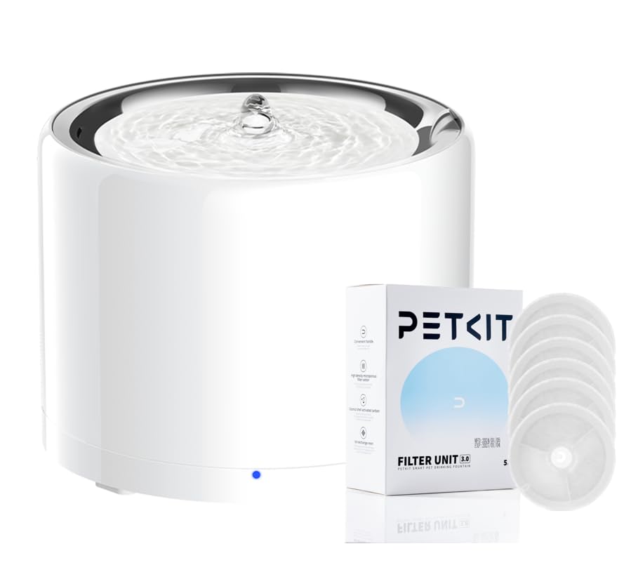 PETKIT(ペットキット) 丸形自動給水機本体+フィルターセット