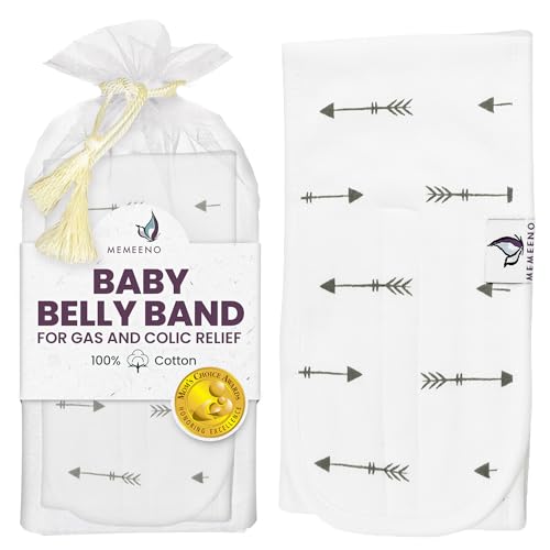 MEMEENO Baby Belly Band for Gas &amp; Colic Relief - Heated Tummy Wrap for Infants, Colic Relief for Newborns