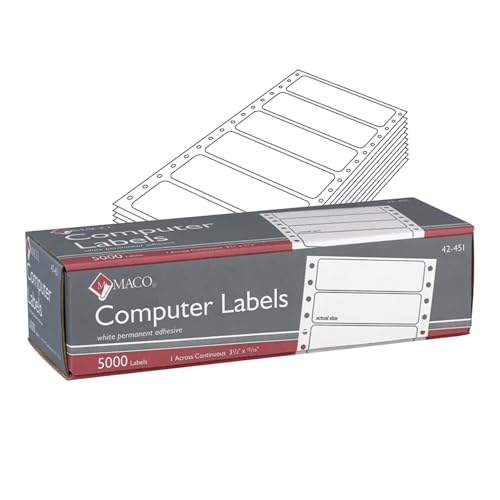 Étiquettes traitement des données Maco MAC42451 pour organiser l'archivage de masse