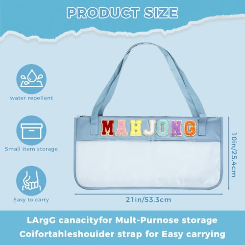 Bolsa vacía para fichas de Mahjong con correa de hombro miniatura 2