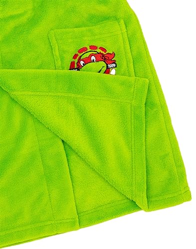 Bata con capucha para niños Teenage Mutant Ninja Turtles verde miniatura 7