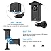 HOLACA Real Water Resistant Protective Case + Metal Wall Mount Bracket for Wyze cam pan v2,Suitable for Indoor and Outdoor Use,Mounting Kit (Black 1Pack)