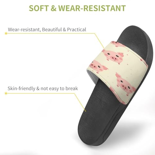 Chaussons cochon rose antidérapants et pantoufles rigolotes taille 42