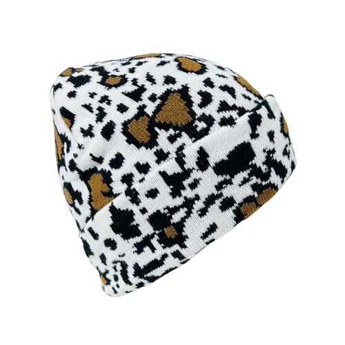 Child Unisex Animal Print Winter Knit Beanie4