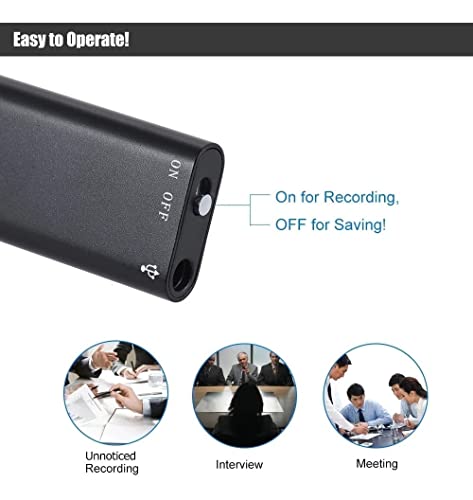 Mini Gravador Voz Som Digital Super Pequeno - Micro Escuta No Carro Grava 96 Horas 3 Em 1 Mp3 Player