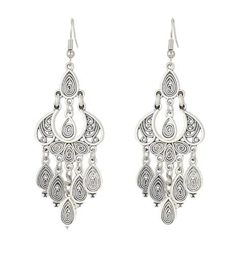Chotsian Chandelier Dangle Earrings Boho Vintage Teardrop Statement Jewelry For