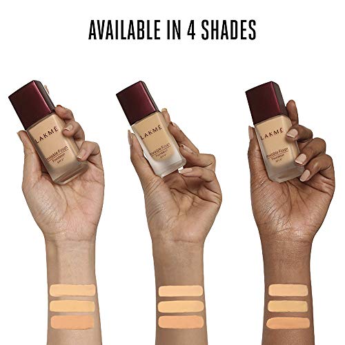 Lakme Invisible Finish SPF 8 Liquid Foundation, Shade 01, Ultra Light Water Based Face Makeup for Glowing Skin - Full Coverage, Natural Finish, 25 ml - Image 4