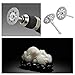 ALLmuis c i y 545 Diamond Cutting Wheel (22mm) 25pcs with 402 Mandrel (3mm) 5pcs and Screwdriver for Rotary Tool